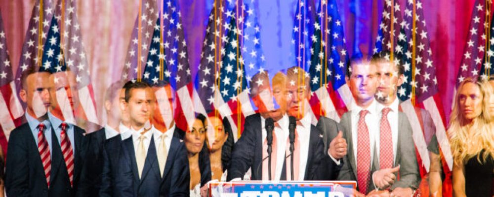 Bizarre Double Exposures Perfectly Capture Election Chaos